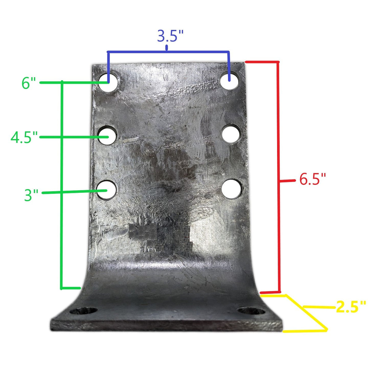 EZ Loader 6.5" L-Style Bunk & Roller Bracket (250-014428-10)