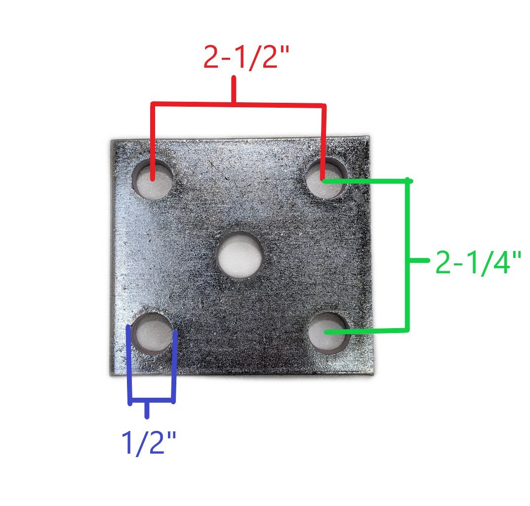 EZ Loader axle to spring guide mounting plate 250-031133
