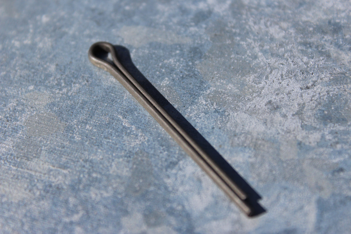 5/32-inch stainless steel cotter key for compatible trailer axle spindles