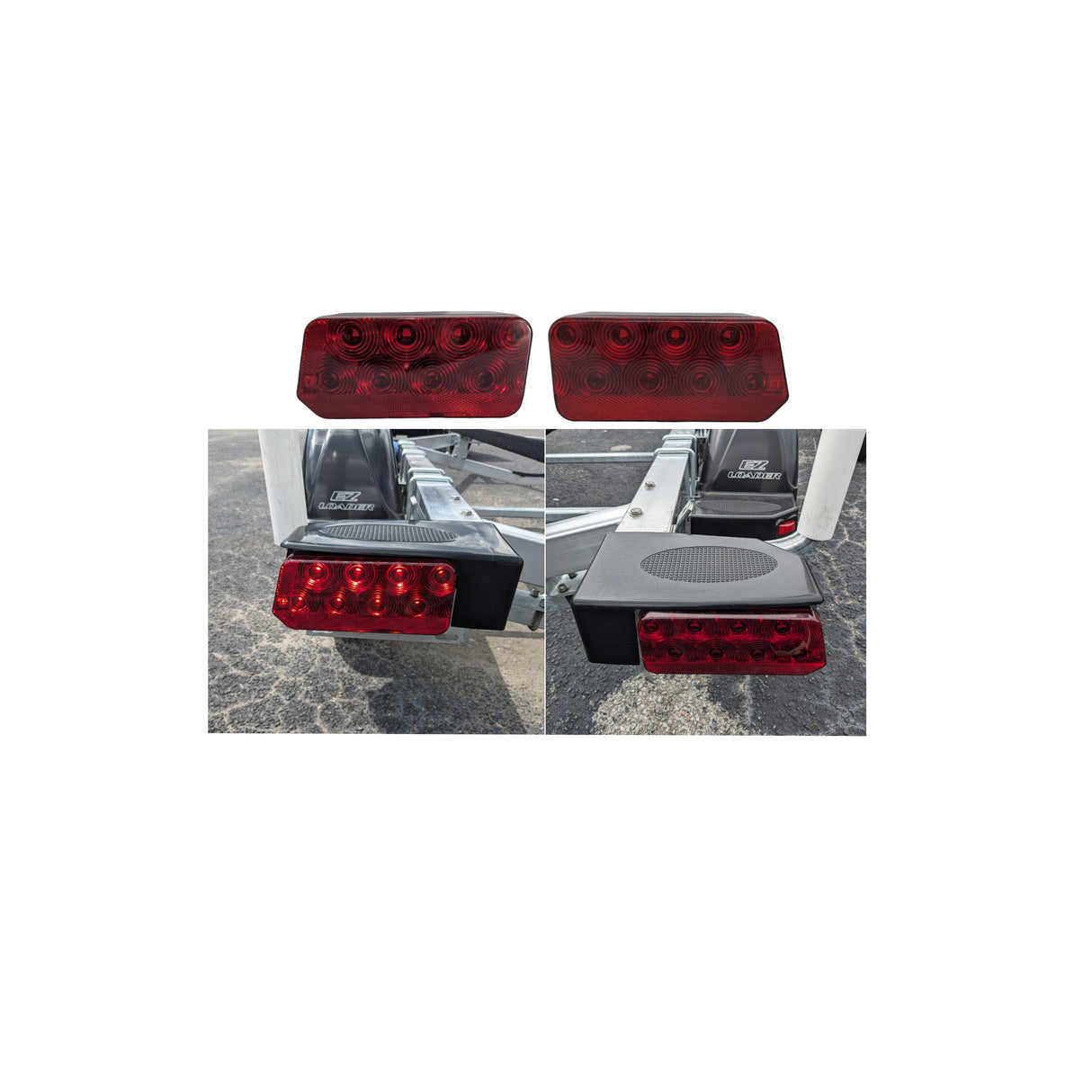 EZ Loader Updated Tail light Set 7.5" x 3.5" 411-3002