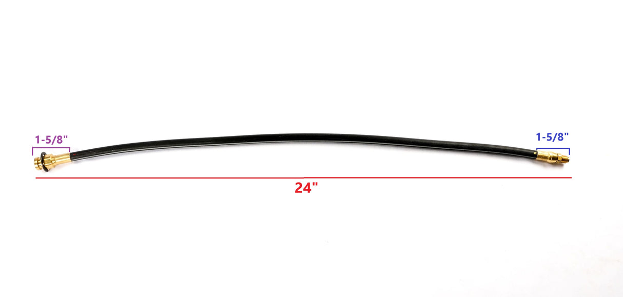 24" Hydraulic Brake Line Male / Female Fitting 250-010140