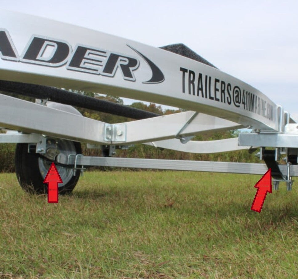 EZ Loader C-Hook (Slipper) 26-1/4" 2-Leaf Spring – 250-031402