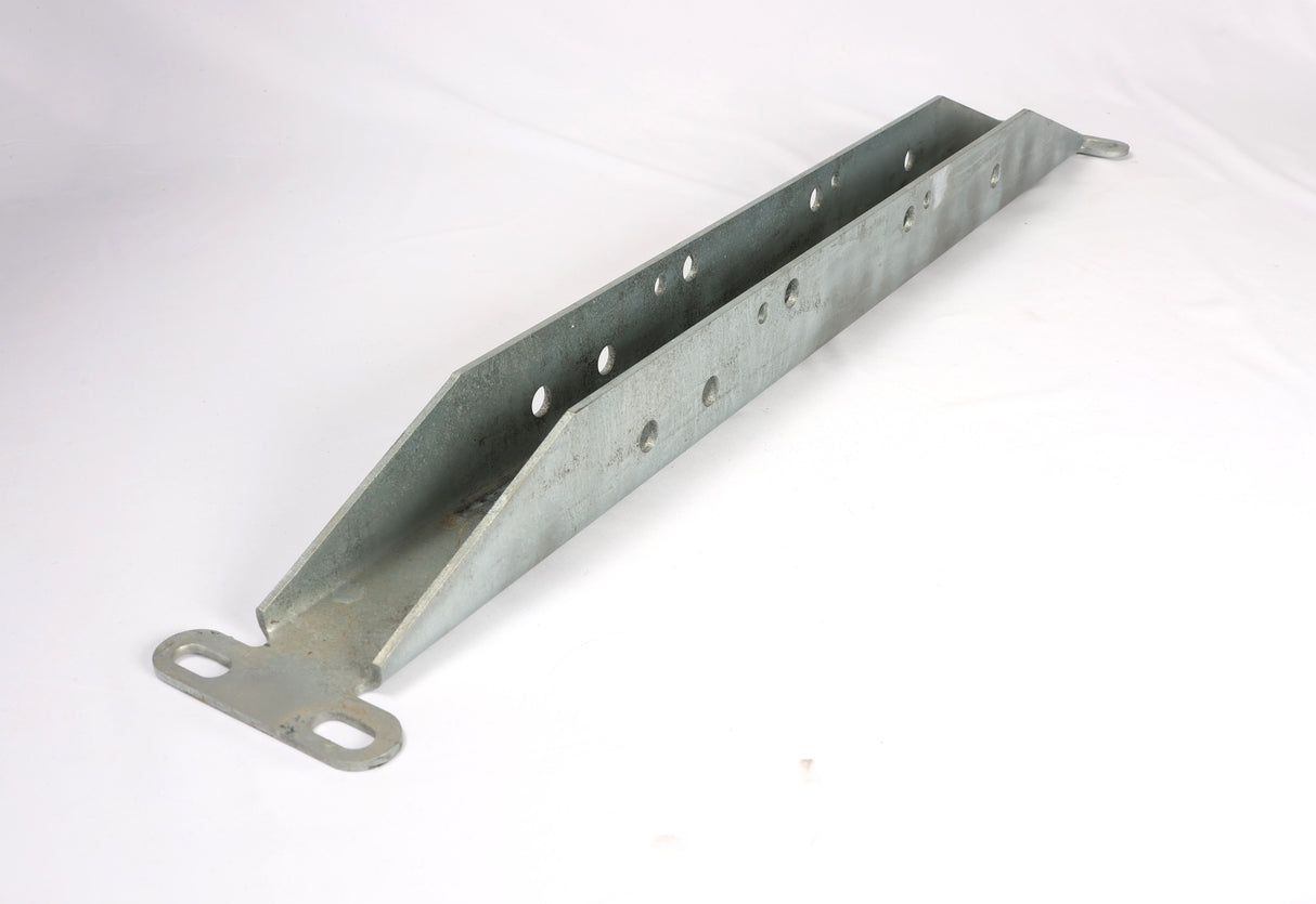 Adjustable aluminum trailer torsion axle mount sled