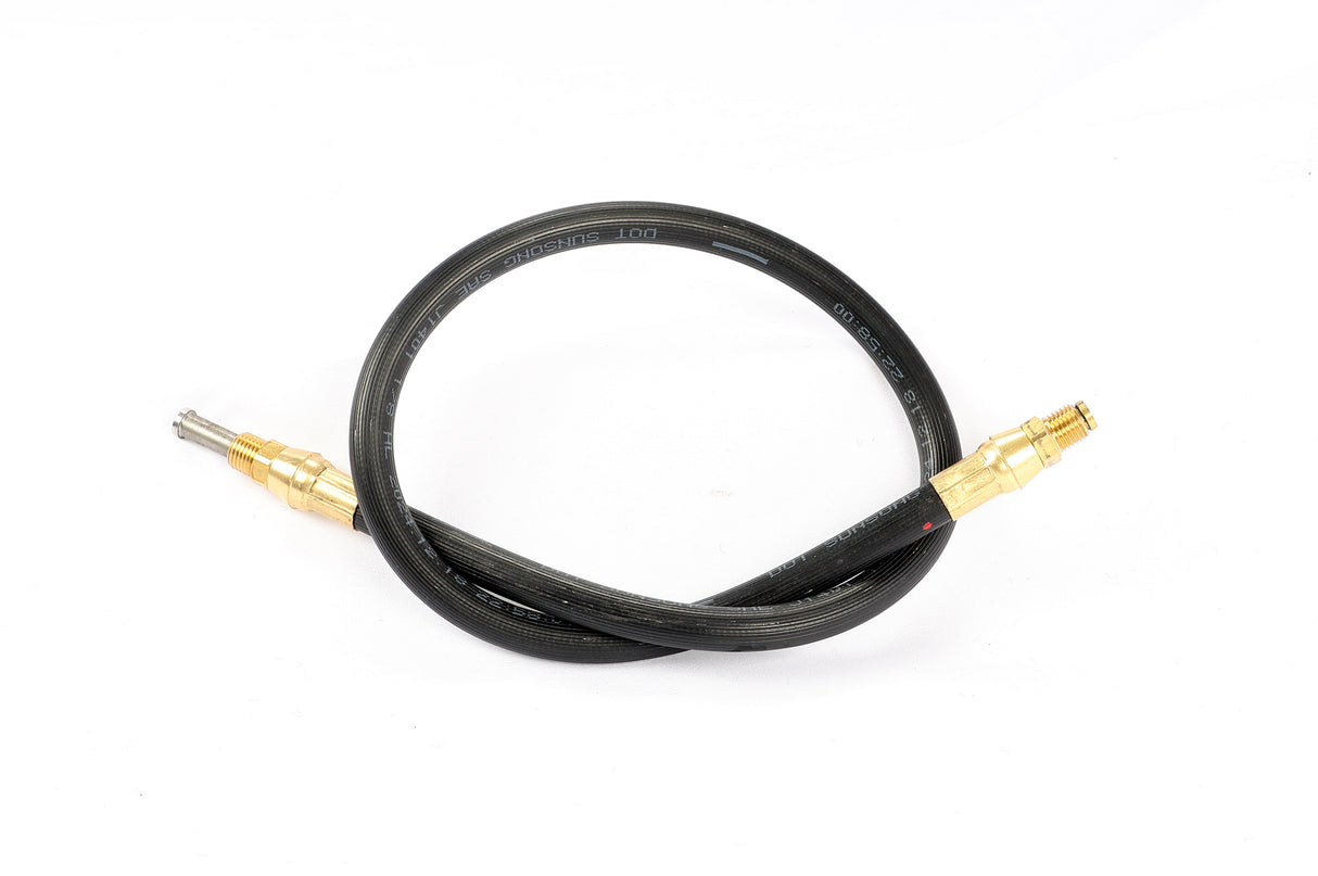 EZ Loader 24 inch hydraulic brake line 250-041438 with male fittings