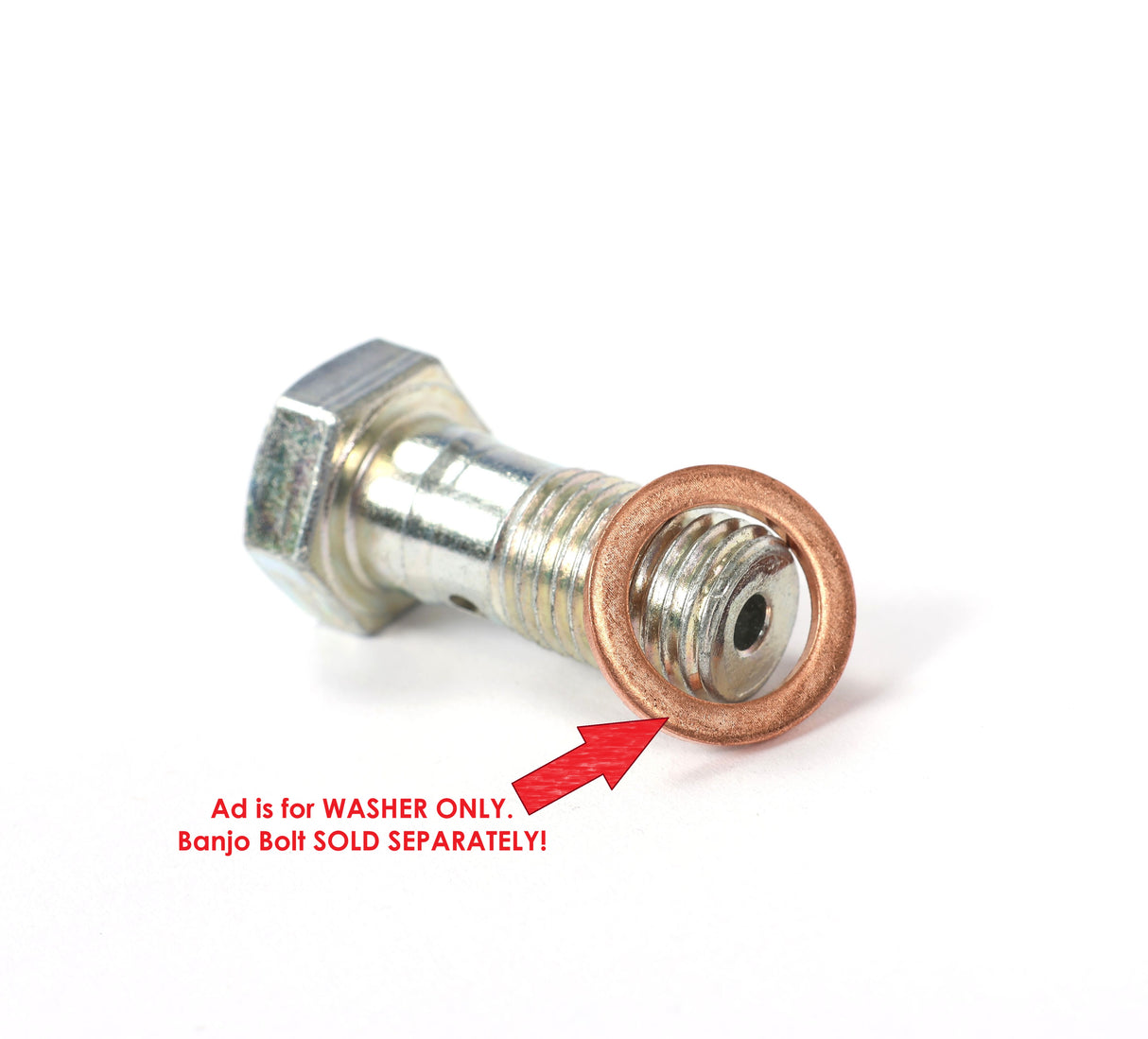 EZ Loader Copper Banjo Bolt Washer (Hydraulic Brake Seal) | 290-032784