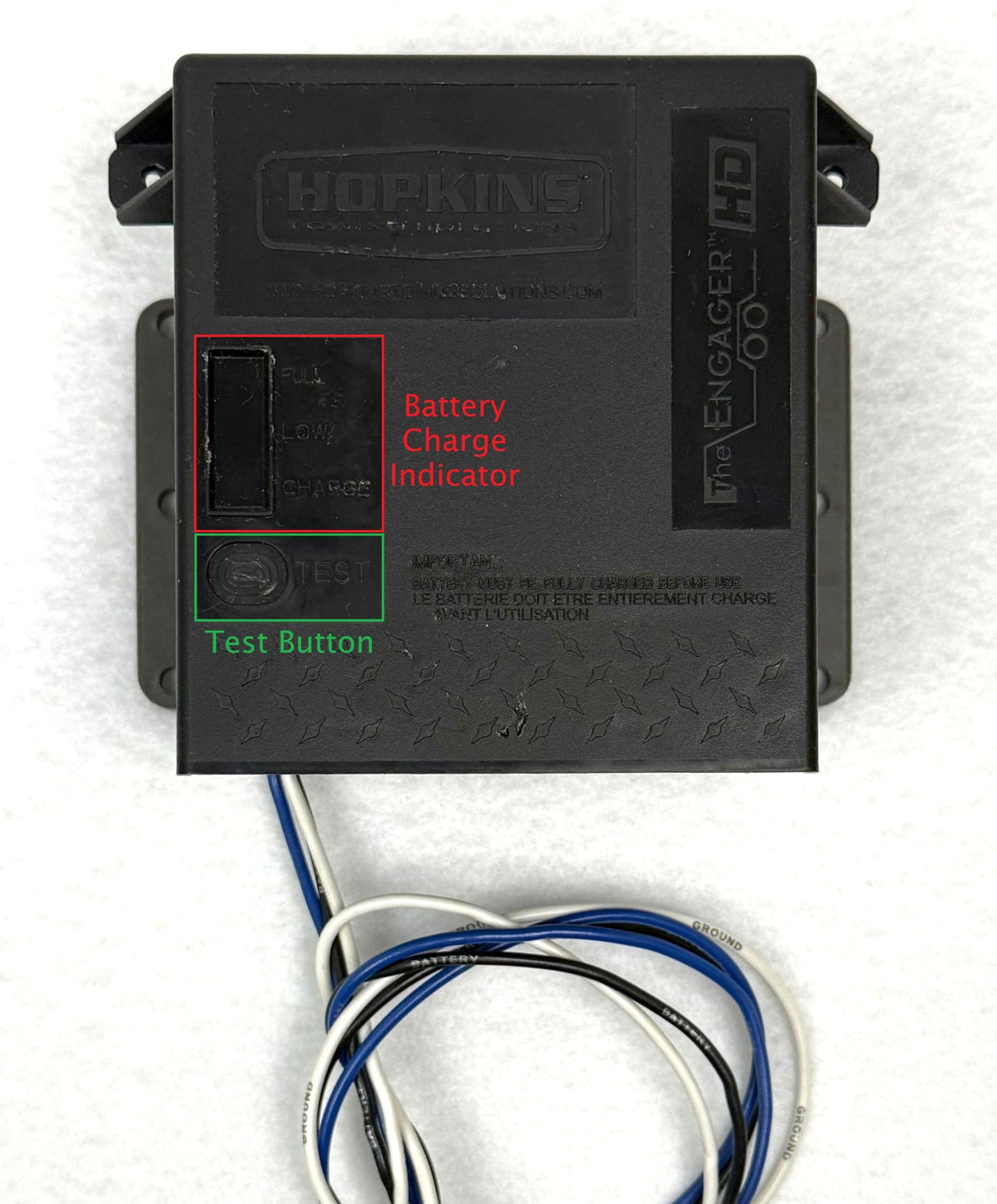 Electric Over Hydraulic EOH HD Breakaway Kit Battery Box 300-028522