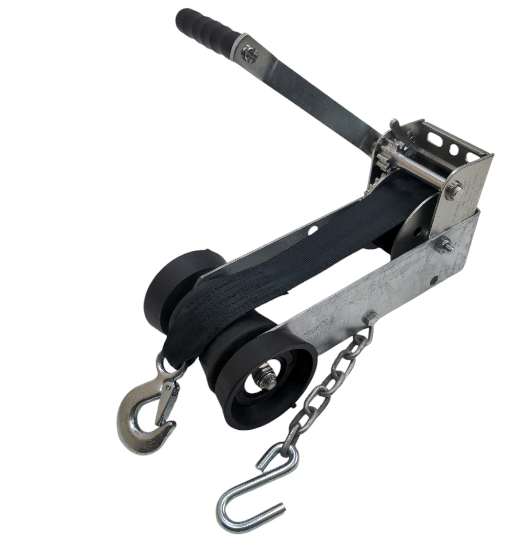 Jet Ski trailer winch assembly for compatible EZ Loader PWC trailers