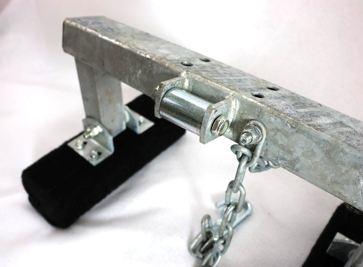 EZ Loader Pontoon Push Bow Stop w/ Bunks & Chain 411-BW-Stop-ASM