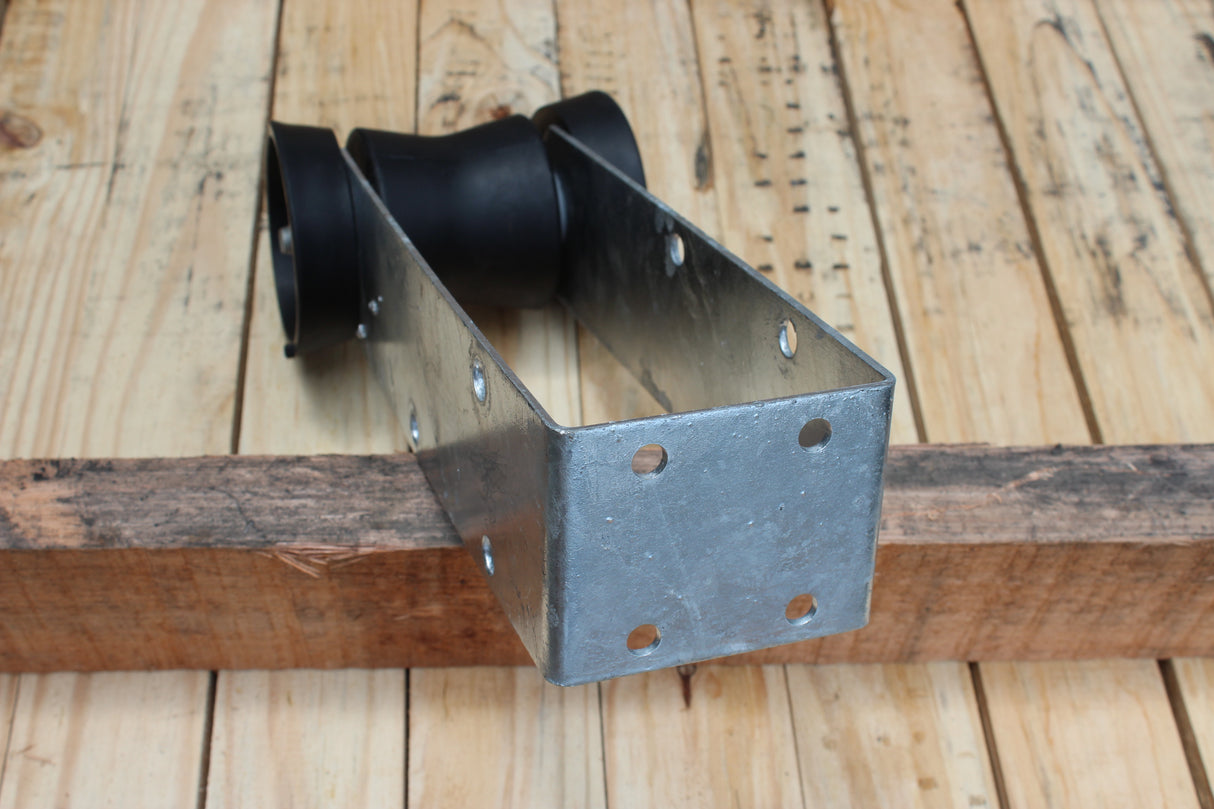 EZ Loader galvanized winch mount installed on trailer winch stand
