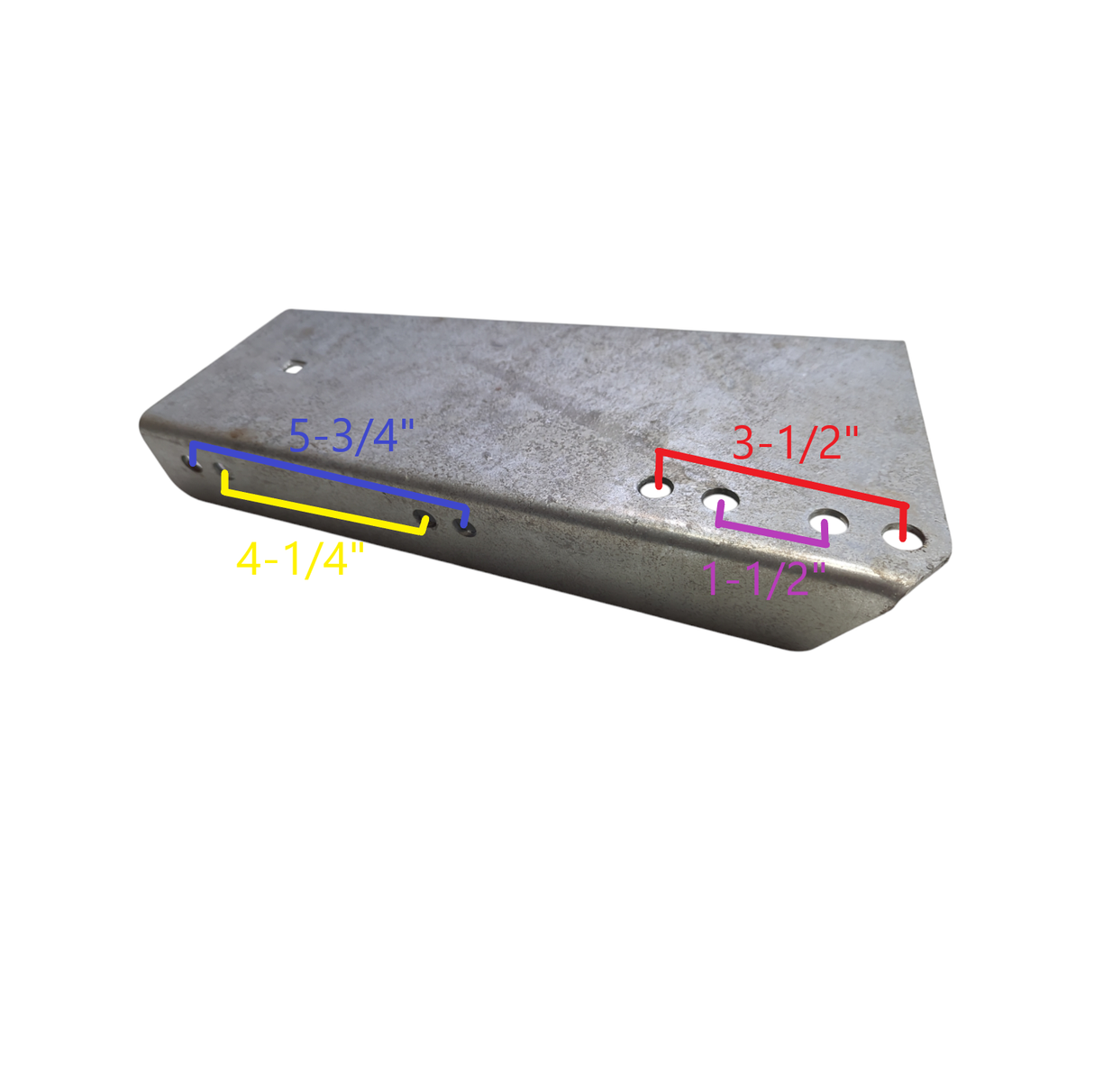 EZ Loader 7" Tapered Step & Fender Mounting Bracket (LF/RR) 250-032139-10