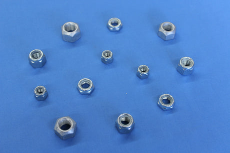 zinc trailer nut installed on bolt with washer showing secure fastening on EZ Loader trailer