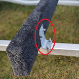 EZ Loader 6.5" L Style Bunk / Roller Bracket 250-014428-10 on trailer