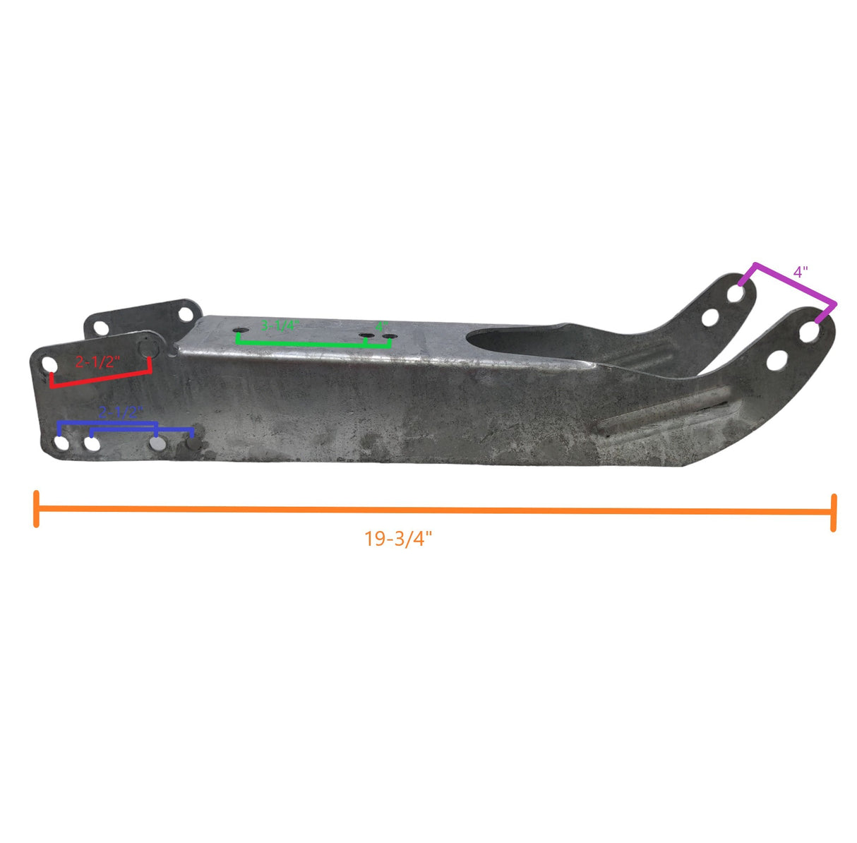 EZ Loader adjustable winch mount 250-021785-10 for 2x3 winch posts