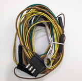 EZ Loader 24 foot boat trailer wiring harness with flat 4-pin plug part 250-022703
