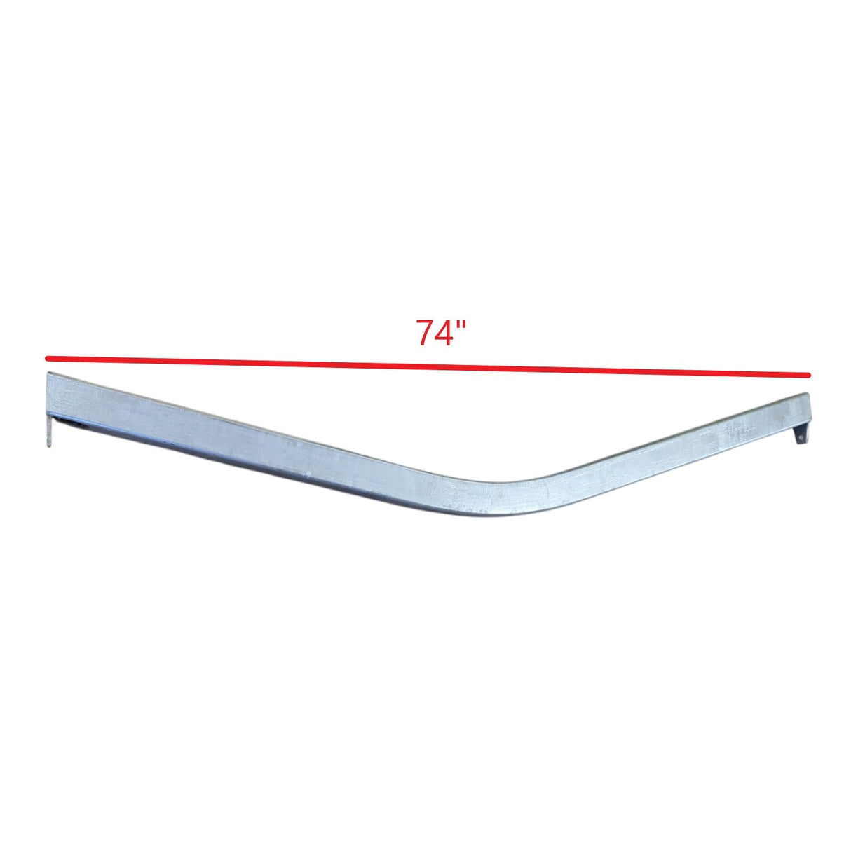 EZ Loader 250-024694-10 galvanized trailer crossmember with formed center bend