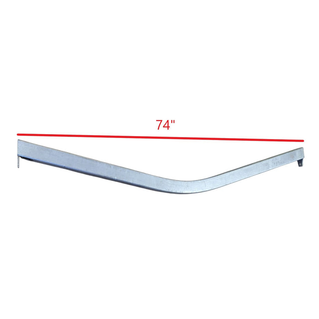 EZ Loader 250-024694-10 galvanized trailer crossmember with formed center bend
