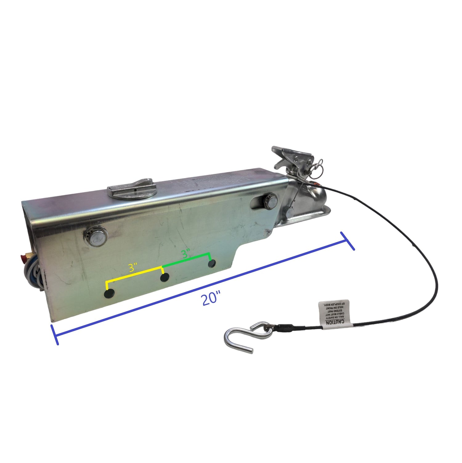 EZ Loader A-75 disc brake actuator 250-031632 with 2 inch coupler
