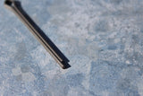 Boat trailer cotter key shown with diameter and length measurements