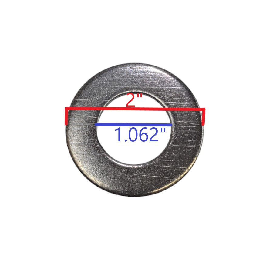 EZ Loader Washer for Hog Ring Rollers  1.062 X 2 X0.125  290-013491