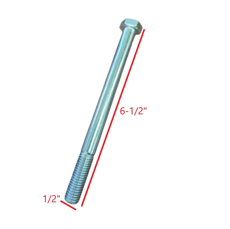 Z Loader 1/2-13 x 6-1/2 zinc plated hex bolt 290-013523