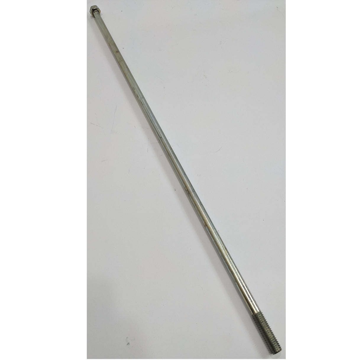 EZ Loader 25-3/4 zinc plated through bolt showing thread detail for roller and bunk trailer systems