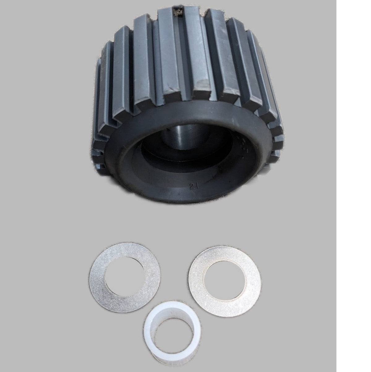 Diameter measurement of 4-7/8 inch wobble roller wheel 300-071417