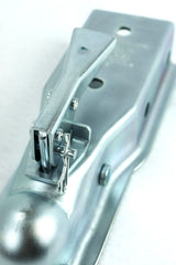 trailer coupler 250-091408 for 2 inch ball tow setups with safety pin