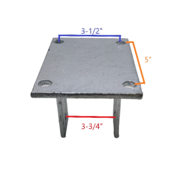 Galvanized equalizer hanger bracket for EZ Loader tandem axle trailer