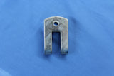 Front view of roller arm mounting strap 250-015629