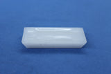 Top view of white Poly Glide pivot mount bushing 250-021769