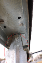 EZ Loader 12" Upright Support Bunk Roller Bracket (250-021787-10)