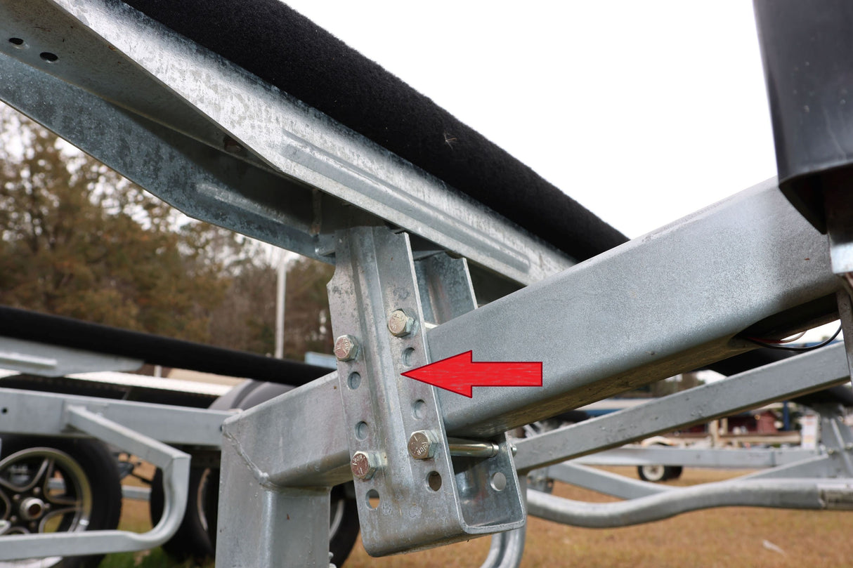 EZ Loader 12" Upright Support Bunk Roller Bracket (250-021787-10)