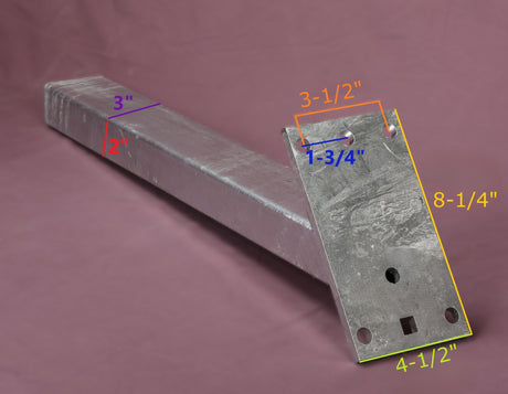EZ Loader 250-021791-10 winch stand post for compatible smaller boat trailers