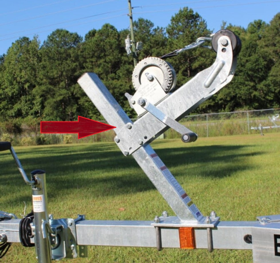 3x2 Winch Stand Galvanized Post 250-021791-10