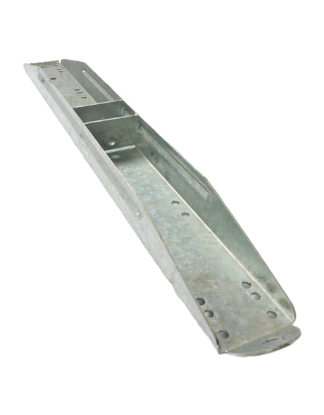 Boat trailer bunk roller channel mounting tray for compatible EZ Loader support setups