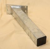 Galvanized boat trailer winch stand base for compatible bow support setup