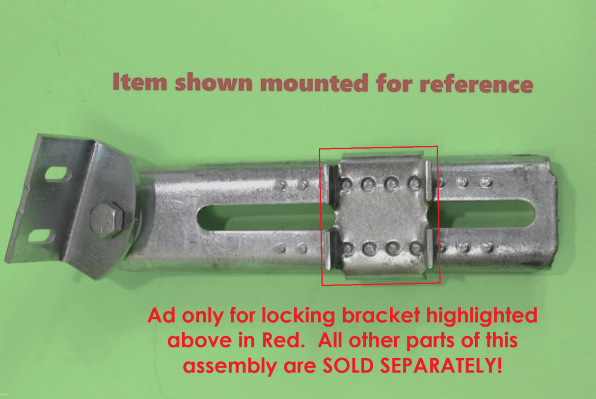EZ Loader Upright Channel Locking Bracket – 2x3 Frame (250-022511-02)