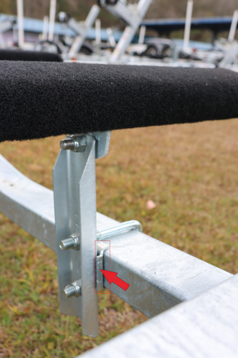 EZ Loader Upright Channel Locking Bracket – 2x3 Frame (250-022511-02)