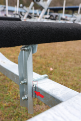 EZ Loader Upright Channel Locking Bracket – 2x3 Frame (250-022511-02)