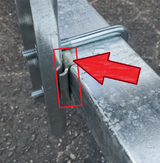 EZ Loader Upright Channel Locking Bracket – 2x3 Frame (250-022511-02)