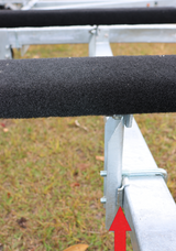 EZ Loader Upright Channel Locking Bracket – 2x3 Frame (250-022511-02)