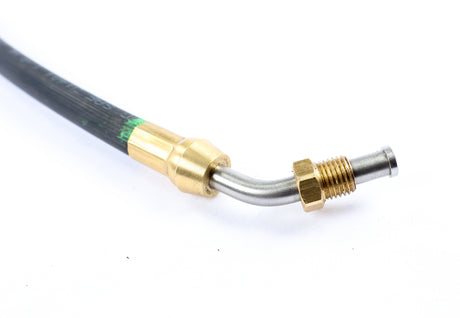 16 inch knurl to knurl brake line 250-022660 with 18.5 inch overall length
