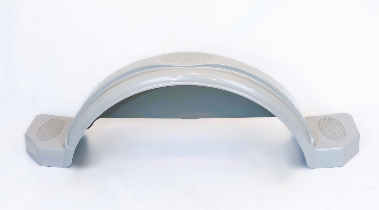 EZ Loader Gray Composite Trailer Fender 13″ Tire Single Axle (Discontinued Color)