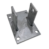 Galvanized 250-023757-10 shackle hanger bracket for 2 inch frame