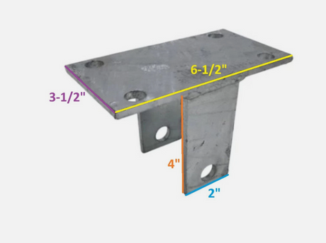 EZ Loader equalizer shackle hanger bracket 250-023757-10
