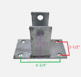 Galvanized equalizer hanger bracket for EZ Loader 2 inch frame trailer