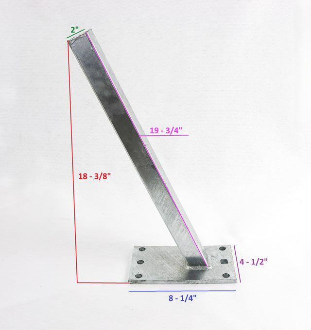 EZ Loader PWC winch stand post 250-023910-10 galvanized steel