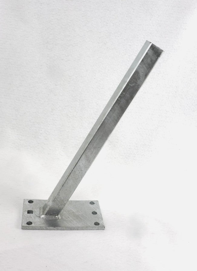  1-1/2 inch square galvanized winch stand post for compatible pwc trailers