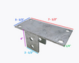 EZ Loader spring hanger bracket 250-024766-10 for 2 inch frame
