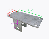 Galvanized welded spring hanger bracket for EZ Loader trailer
